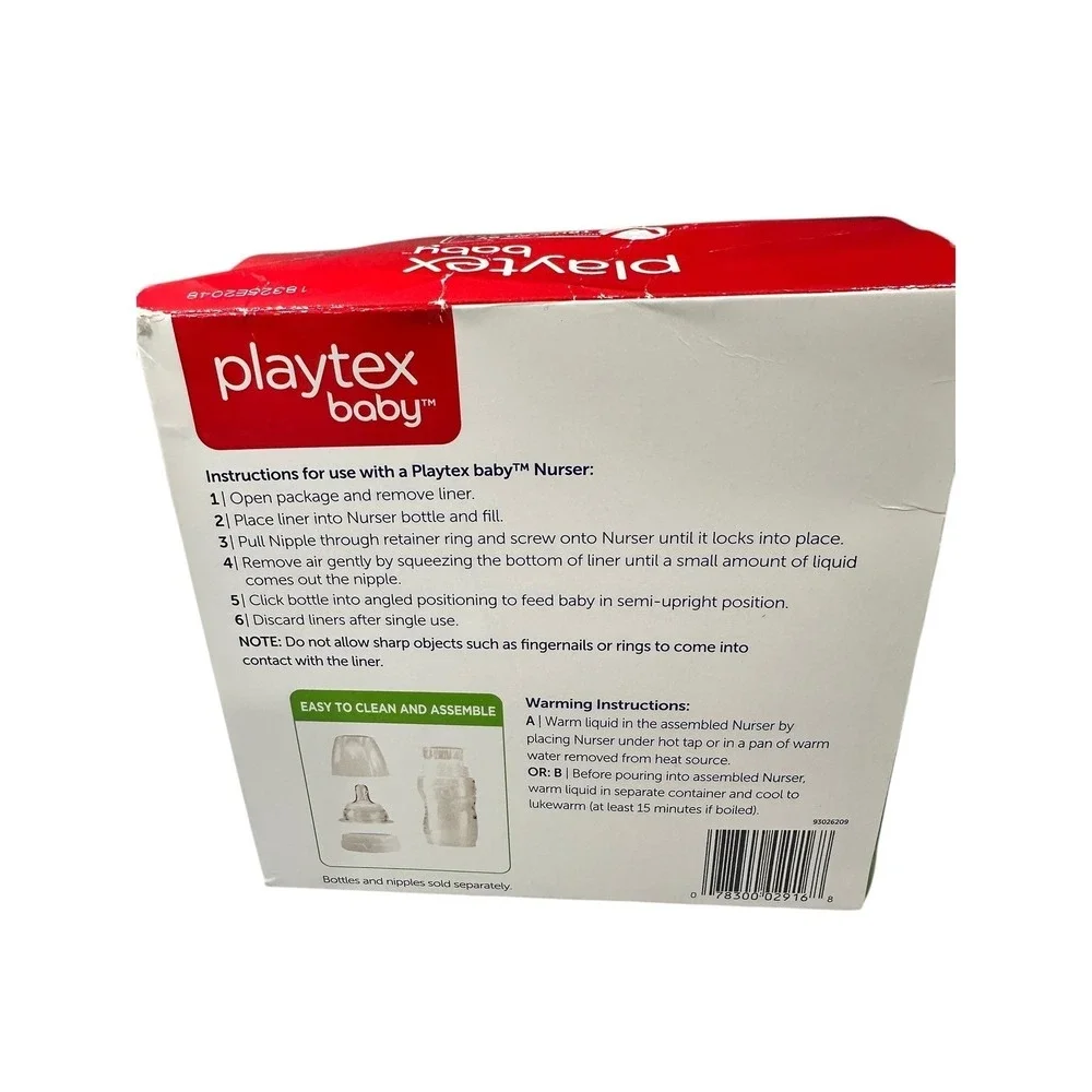 Playtex‎ Baby Nurser Drop-Ins Liners ~100 Count Open Box Unused